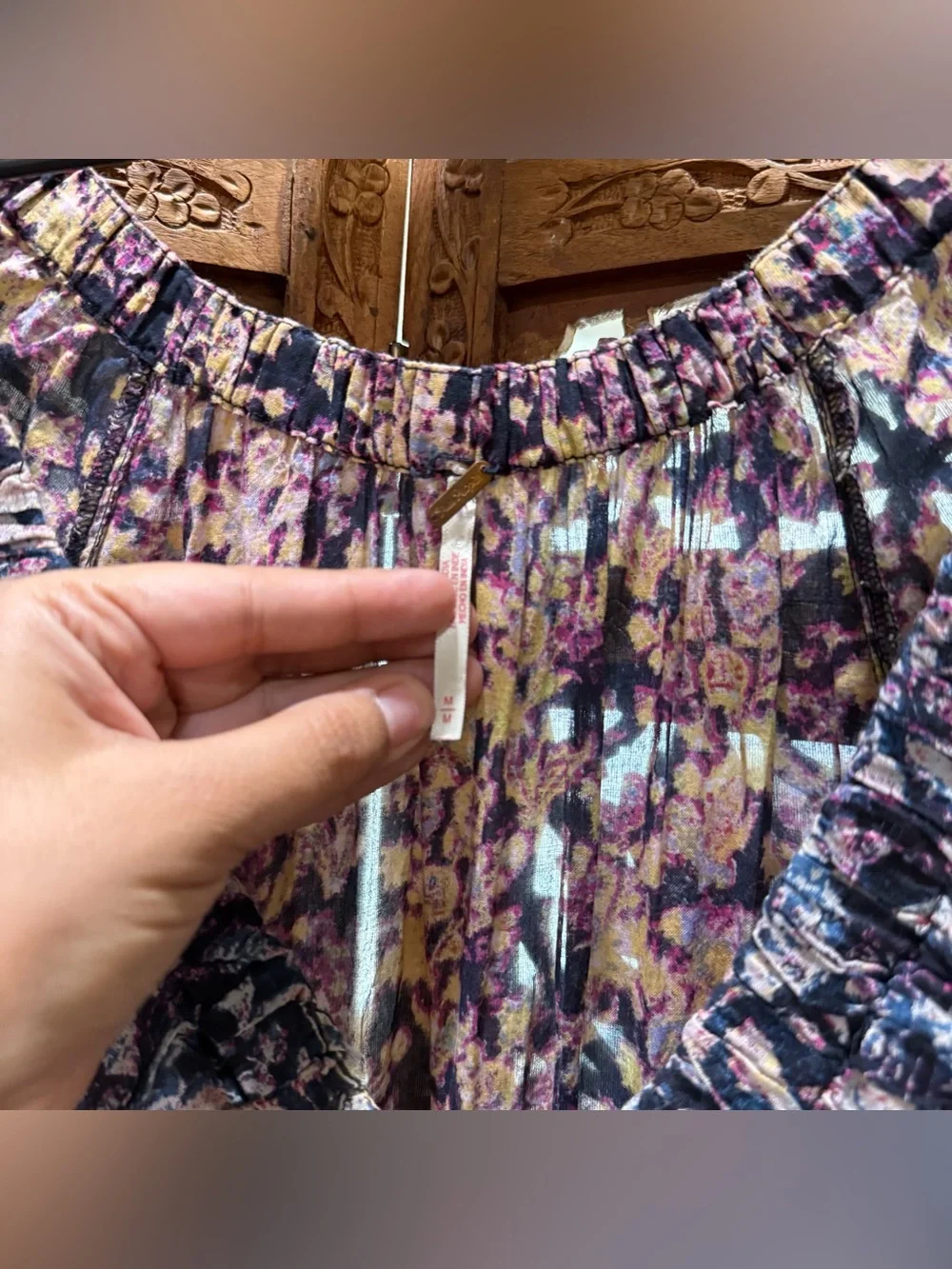 Free People Golden Hour Border Maxi Dress